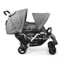 CHIC 4 BABY Passeggino Fratellare DUO Melange Grigio-bianco 9 CHIC 4 BABY Passeggino Fratellare DUO Melange Grigio-bianco -Negozio online Pink Or Blue chic 4 baby passeggino fratellare duo melange grigio bianco a259647 2