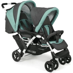 CHIC 4 BABY Passeggino Fratellare DUO Melange Menta 8 CHIC 4 BABY Passeggino Fratellare DUO Melange Menta -Negozio online Pink Or Blue chic 4 baby passeggino fratellare duo melange menta a259649 1