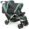 CHIC 4 BABY Passeggino Fratellare DUO Melange Menta 1 CHIC 4 BABY Passeggino Fratellare DUO Melange Menta -Negozio online Pink Or Blue chic 4 baby passeggino fratellare duo melange menta a259649