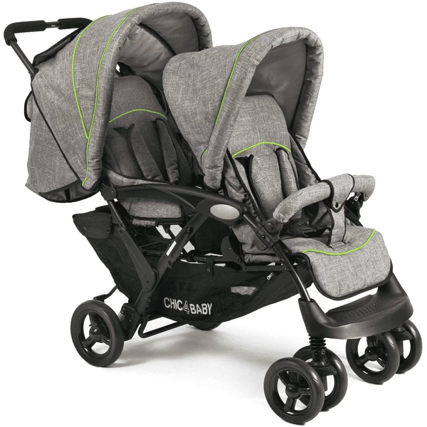 CHIC 4 BABY Passegino DUO Denim Grigio 4 CHIC 4 BABY Passegino DUO Denim Grigio - immagine 2