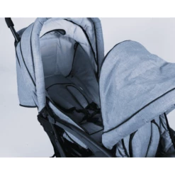 CHIC 4 BABY Passegino Fratellare DUO Jeans Blu Chiaro -Negozio online Pink Or Blue chic 4 baby passegino fratellare duo jeans blu chiaro a247041 3