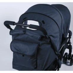 CHIC 4 BABY Passegino Fratellare DUO Jeans Navy Blue -Negozio online Pink Or Blue chic 4 baby passegino fratellare duo jeans navy blue a247039 4