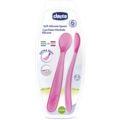 Chicco Cucchiaio Lungo In Silicone Rosa, 6M+, 2 Pezzi -Negozio online Pink Or Blue chicco cucchiaio lungo in silicone rosa 6m 2 pezzi a313960 3