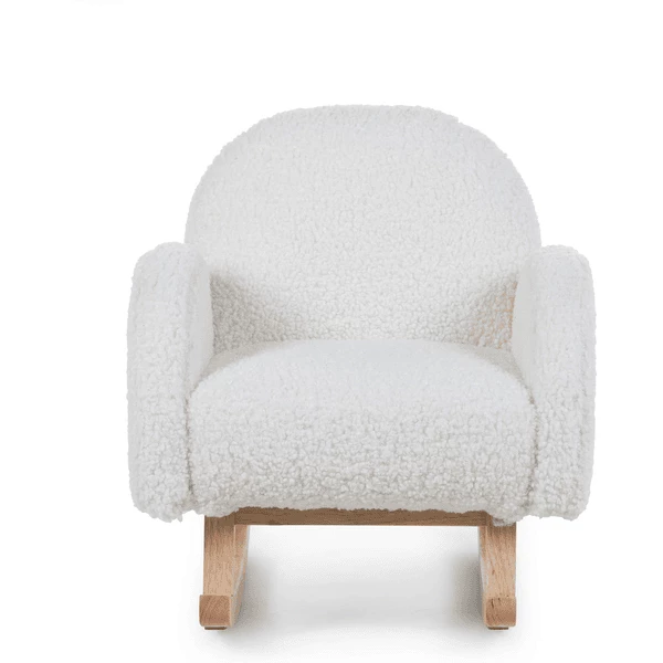 Childhome CHILD HOME Sedia A Dondolo Per Bambini Teddy Bianca 4 Childhome CHILD HOME Sedia A Dondolo Per Bambini Teddy Bianca - immagine 2