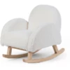 Childhome CHILD HOME Sedia A Dondolo Per Bambini Teddy Bianca