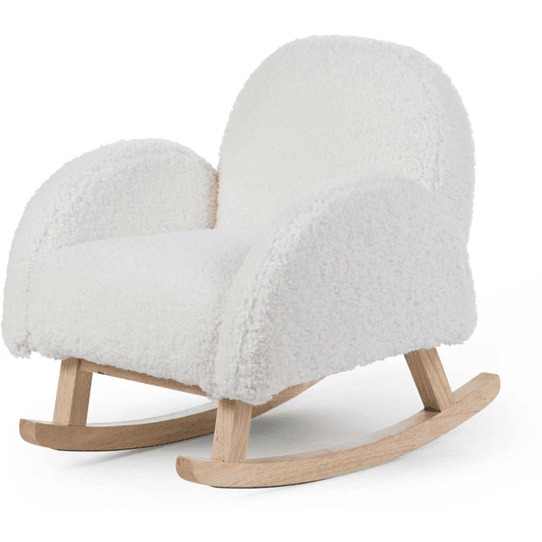 Childhome CHILD HOME Sedia A Dondolo Per Bambini Teddy Bianca 3 Childhome CHILD HOME Sedia A Dondolo Per Bambini Teddy Bianca