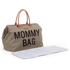 CHILDHOME Borsa Fasciatoio Mommy Bag, Canvas Cachi -Negozio online Pink Or Blue childhome borsa fasciatoio mommy bag canvas cachi a325779 2