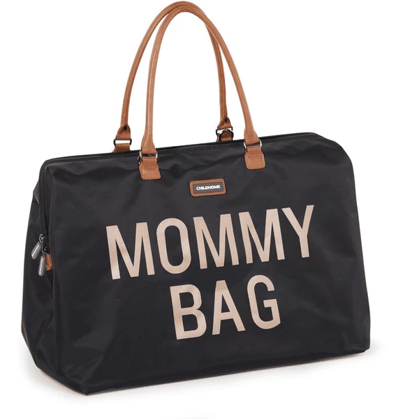 CHILDHOME Borsa Fasciatoio Mommy Bag Grande, Nero/oro 4 CHILDHOME Borsa Fasciatoio Mommy Bag Grande, Nero/oro - immagine 2