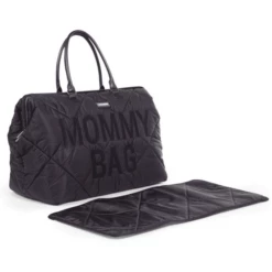 CHILDHOME Borsa Fasciatoio Mommy Bag Trapuntata, Nero -Negozio online Pink Or Blue childhome borsa fasciatoio mommy bag trapuntata nero a325787 2