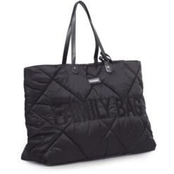 CHILDHOME Borsa Per Il Cambio Family Bag Trapuntata, Nero -Negozio online Pink Or Blue childhome borsa per il cambio family bag trapuntata nero a326017 4