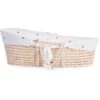 CHILDHOME Culla In Foglia Di Mais Incl. Materasso E Rivestimento, Heart -Negozio online Pink Or Blue childhome culla in foglia di mais incl materasso e rivestimento heart a311011