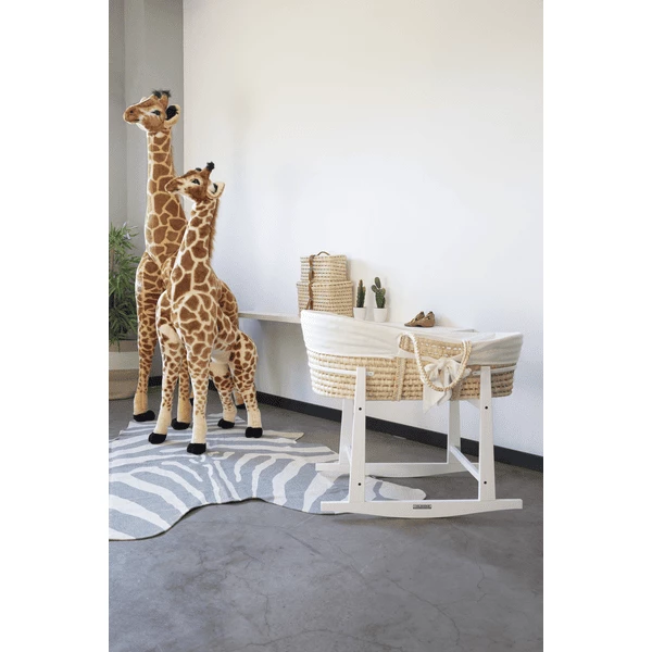 CHILDHOME Culla In Foglia Di Mais Incl. Materasso E Rivestimento, Heart 7 CHILDHOME Culla In Foglia Di Mais Incl. Materasso E Rivestimento, Heart - immagine 5