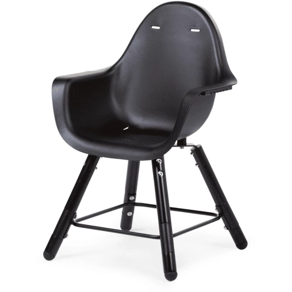 CHILDHOME Seggiolone Evolu 2 Nero / Nero 2 In 1 + Ring 6 CHILDHOME Seggiolone Evolu 2 Nero / Nero 2 In 1 + Ring - immagine 4