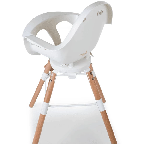 CHILDHOME Seggiolone Evolu ONE.80° Legno Naturale/ Bianco 2 In 1 + Ring 7 CHILDHOME Seggiolone Evolu ONE.80° Legno Naturale/ Bianco 2 In 1 + Ring - immagine 5