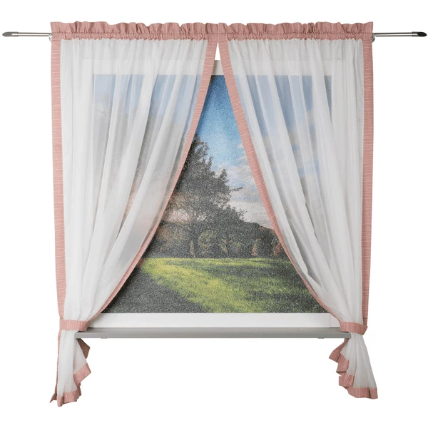 Collezione Be Be 's Foulard Per Tende 2 Pezzi Star Terra 100x170 Cm 3 Collezione Be Be 's Foulard Per Tende 2 Pezzi Star Terra 100x170 Cm