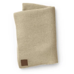 Coperta Di Lana Lavorata A Maglia Elodie Pure Khaki -Negozio online Pink Or Blue coperta di lana lavorata a maglia elodie pure khaki a373501 2