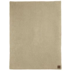 Coperta Di Lana Lavorata A Maglia Elodie Pure Khaki -Negozio online Pink Or Blue coperta di lana lavorata a maglia elodie pure khaki a373501 3