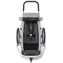 CROOZER Rimorchio Per Biciclette Kid Keeke 1 Stone Grey -Negozio online Pink Or Blue croozer rimorchio per biciclette kid keeke 1 stone grey a288746 4