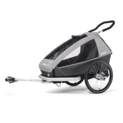 CROOZER Rimorchio Per Biciclette Kid Keeke 1 Stone Grey, Incluso Set Jogger -Negozio online Pink Or Blue croozer rimorchio per biciclette kid keeke 1 stone grey incluso set jogger a415455 2