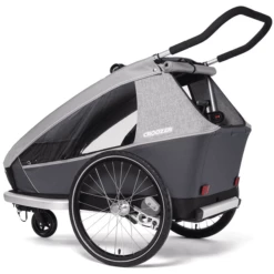 CROOZER Rimorchio Per Biciclette Kid Keeke 2 Stone Grey -Negozio online Pink Or Blue croozer rimorchio per biciclette kid keeke 2 stone grey a288749 3