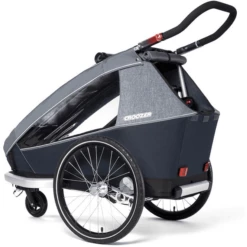 CROOZER Rimorchio Per Biciclette Kid Vaaya 1 Graphite Blue, Incl. Set Jogger -Negozio online Pink Or Blue croozer rimorchio per biciclette kid vaaya 1 graphite blue incl set jogger a415473 4