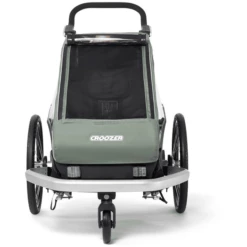 CROOZER Rimorchio Per Biciclette Kid Vaaya 1 Jungle Green -Negozio online Pink Or Blue croozer rimorchio per biciclette kid vaaya 1 jungle green a288694 4
