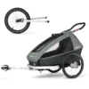 CROOZER Rimorchio Per Biciclette Kid Vaaya 1 Jungle Green, Incl. Set Jogger -Negozio online Pink Or Blue croozer rimorchio per biciclette kid vaaya 1 jungle green incl set jogger a415475