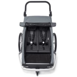 CROOZER Rimorchio Per Biciclette Kid Vaaya 2 Graphite Blue -Negozio online Pink Or Blue croozer rimorchio per biciclette kid vaaya 2 graphite blue a288695 4