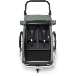 CROOZER Rimorchio Per Biciclette Kid Vaaya 2 Jungle Green 11 CROOZER Rimorchio Per Biciclette Kid Vaaya 2 Jungle Green -Negozio online Pink Or Blue croozer rimorchio per biciclette kid vaaya 2 jungle green a288696 4