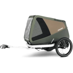 CROOZER Rimorchio Per Cani Dog Enna Moss Green
