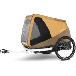 CROOZER Rimorchio Per Cani Dog Mikke Sundown Yellow, Inclusa Cuccia Asphalt Grey -Negozio online Pink Or Blue croozer rimorchio per cani dog mikke sundown yellow inclusa cuccia asphalt grey a399297 2