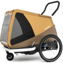 CROOZER Rimorchio Per Cani Dog Mikke Sundown Yellow, Inclusa Cuccia Asphalt Grey -Negozio online Pink Or Blue croozer rimorchio per cani dog mikke sundown yellow inclusa cuccia asphalt grey a399297 3