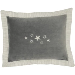 Cuscino Be Be 's Collection Star Grey 30x40 Cm