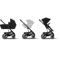 Cybex GOLD Passeggino Balios S 2 In 1 , Black/Nebula Black -Negozio online Pink Or Blue cybex gold passeggino balios s 2 in 1 black nebula black a411037 1
