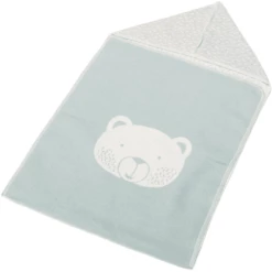 DAVID FUSSENEGGER Coperta Con Cappuccio Orso, Verde Chiaro 45 X 76 Cm -Negozio online Pink Or Blue david fussenegger coperta con cappuccio orso verde chiaro 45 x 76 cm a273119 2