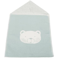 DAVID FUSSENEGGER Coperta Con Cappuccio Orso, Verde Chiaro 45 X 76 Cm -Negozio online Pink Or Blue david fussenegger coperta con cappuccio orso verde chiaro 45 x 76 cm a273119 3