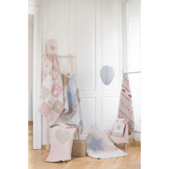 DAVID FUSSENEGGER Coperta Per Bambini Patch Girl 70 X 90 Cm -Negozio online Pink Or Blue david fussenegger coperta per bambini patch girl 70 x 90 cm a290332 3