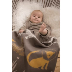 DAVID FUSSENEGGER Coperta Per Bebè Marrone Giungla 70 X 90 Cm -Negozio online Pink Or Blue david fussenegger coperta per bebe marrone giungla 70 x 90 cm a290368 3