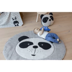 DAVID FUSSENEGGER Coperta Per Gattonare Panda, Bianco 120 Cm -Negozio online Pink Or Blue david fussenegger coperta per gattonare panda bianco 120 cm a312260 2