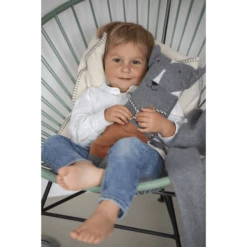 DAVID FUSSENEGGER Set Coperta E Peluche Lupo, Grigio 70 X 90 Cm -Negozio online Pink Or Blue david fussenegger set coperta e peluche lupo grigio 70 x 90 cm a312219 4