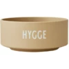Design Letters Ciotola Per Snack, HYGEE, Porcellana, Beige, 300 Ml