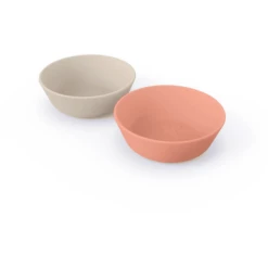 Done By Deer ™ Ciotola Kiddish 2-pack Raffi Sand /Corallo -Negozio online Pink Or Blue done by deer ciotola kiddish 2 pack raffi sand corallo a341382 2