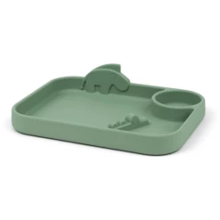 Done By Deer ™ Peekaboo Deer Menu Plate Friends - Verde