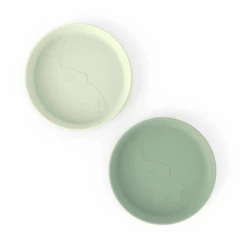 Done By Deer ™ Piatto Kiddish 2-pack Elphee Verde -Negozio online Pink Or Blue done by deer piatto kiddish 2 pack elphee verde a341385 3