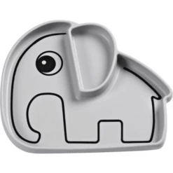 Done By Deer ™ Piatto Stick & Stay Grigio, Dal 6° Mese