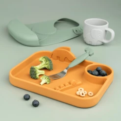 Done By Deer ™ Posate Easy Grip Deer Friends Verde -Negozio online Pink Or Blue done by deer posate easy grip deer friends verde a341368 3