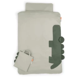 Done By Deer ™ Set Di Biancheria Da Letto Junior Sleepy 100 X 140 Cm Croco Green 11 Done By Deer ™ Set Di Biancheria Da Letto Junior Sleepy 100 X 140 Cm Croco Green -Negozio online Pink Or Blue done by deer set di biancheria da letto junior sleepy 100 x 140 cm croco green a394510 4