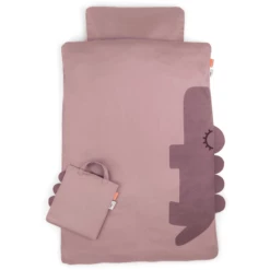 Done By Deer ™ Set Di Biancheria Da Letto Junior Sleepy 100 X 140 Cm Croco Pink -Negozio online Pink Or Blue done by deer set di biancheria da letto junior sleepy 100 x 140 cm croco pink a394493 4