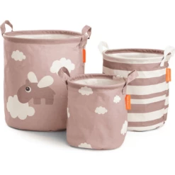 Done By Deer ™ Set Di Cestini Portaoggetti 3 Pezzi Happy Clouds Rosa 5 Done By Deer ™ Set Di Cestini Portaoggetti 3 Pezzi Happy Clouds Rosa -Negozio online Pink Or Blue done by deer set di cestini portaoggetti 3 pezzi happy clouds rosa a404420 1