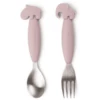 Done By Deer Set Di Cucchiai E Forchette Easy-grip, Deer Friends Pink -Negozio online Pink Or Blue done by deer set di cucchiai e forchette easy grip deer friends pink a373549